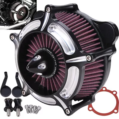 CNC Turbine Spike Air Cleaner Intake Filter Kit For Harley Sportster XL 1200 883 • $74.95