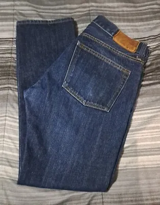 J. Crew 484 Slim-Fit Jeans (MEASURED 30x28) Dark Wash Mid Rise SMOKE FREE HOME • $15.99