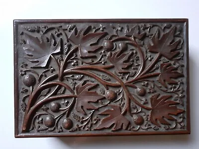 £65 • Buy Arts And Crafts / Anglo Indian Carved Wooden Box