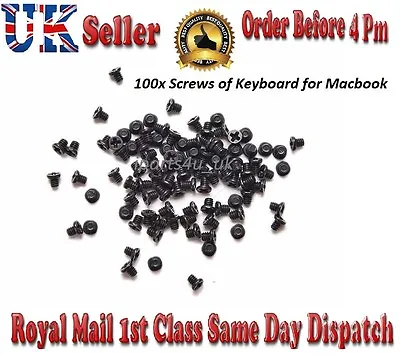 New Apple MacBook Retina 13” 15” A1398 A1425 A1502 Keyboard Screw Set 100 Screws • £2.89