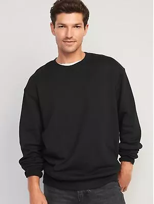 NWT Old Navy Men's Black Core Crew Neck Knit Sweater Size M • $15