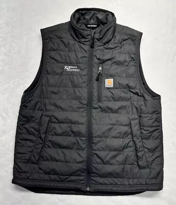 Carhartt Rain Defender Relaxed Fit Full Zip Vest Men's Large Gray • $39.95