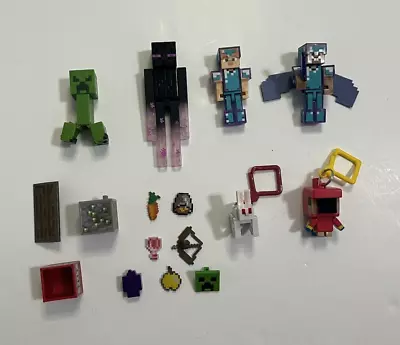 Mindcraft Mixed Figures Toy Lot Figures & Blocks • $22