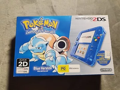 Nintendo 2DS Pokemon Blue Version Special Edition New & Unused • $900