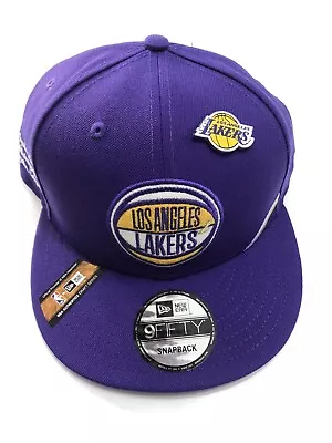 New Era Los Angeles Lakers Purple 2019 NBA Draft 9FIFTY Snapback Hat / Cap - New • $23.19