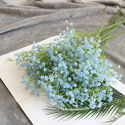 Artificial Gypsophila Flower Fake Baby's Breath Silk Bouquet Home Wedding Decors • £2.81