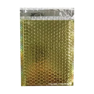 #2 Glamour 8.5x12 Metallic Gold Metalized Bubble Mailers Envelopes Bags 50 100 • $261.95