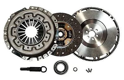 QSC STAGE 1 CLUTCH KIT 15 LBS RACE FLYWHEEL For NISSAN SKYLINE RB20DET RB25DET • $458.05