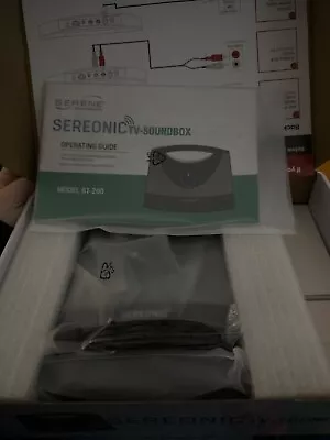 Serene Innovations Sereonic Portable Wireless TV Soundbox BT-200 • $70