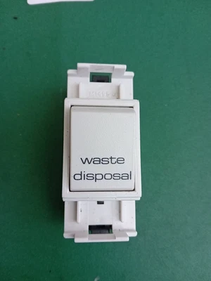 £9.95 • Buy MEM Spectra Grid Switch F8023 20a DP Marked WASTE DISPOSAL