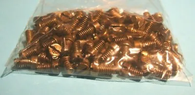 £5.95 • Buy One Hundred Meccano Brass Plated Bolts, Part 37b