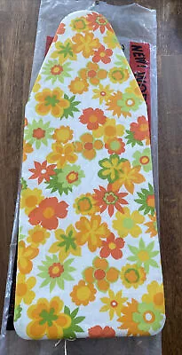 Vintage Flower Power Ironing Board Small Travel Folding Sleeve USA Hippie MCM • $39.95