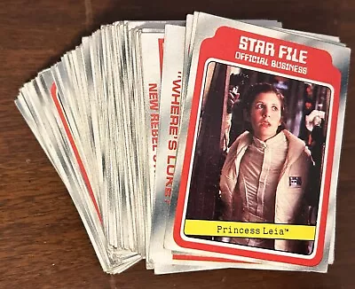 1980 Star Wars Empire Strikes Back Series 1 Trading Cards 114 Different • $19.99