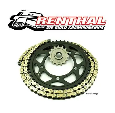 Honda XL1000 V Varadero 99-13 Renthal R4 Gold X-Ring Chain & JT Sprocket Kit • $264.58