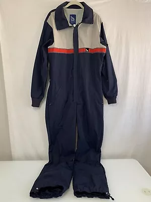 Serac Vintage Men's Blue Ski Suit One Piece Size 42 • $70