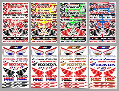 HONDA Stickers Graphics Decal Sheet For Motorcycle Car ATV Racing MX Dirt Bike • $2.99