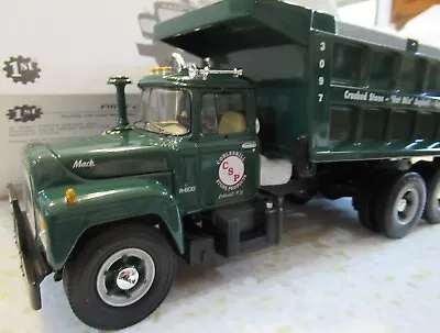 1ST FIRST GEAR MACK R-Model Dump Truck 1:34 Scale COBLESKILL STONE Products NY • $74.99