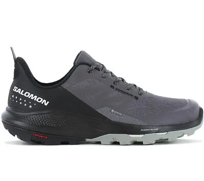 Salomon Outpulse Gtx - Gore-tex - 415878 Hiking Shoes Trekking Shoe Grey-Black • £118.03