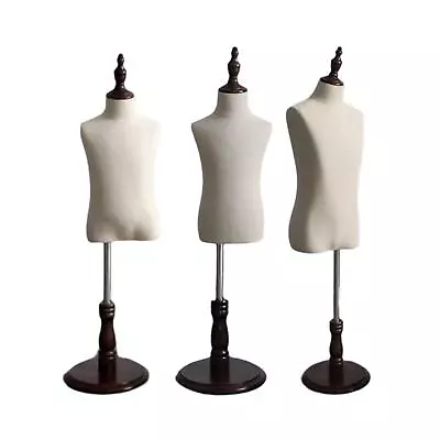 Unisex Mannequin Stand Adjustable Torso Body With Stable Base Child Kids Dress • $96.10