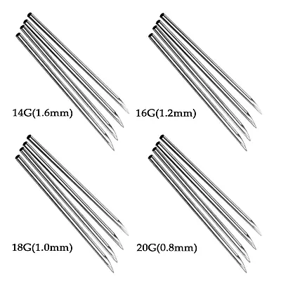 Surgical Steel PIERCING NEEDLES Body / Ear Navel Nose Lip Piercing 12G - 20G • $4.99