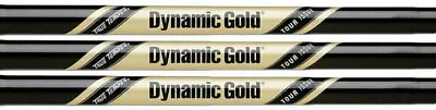 True Temper Dynamic Gold Tour Issue Black Onyx Wedge Shafts S400 - Set Of 3 • $149.97
