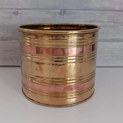 £22 • Buy Brass And Copper Plant Pot, Vintage