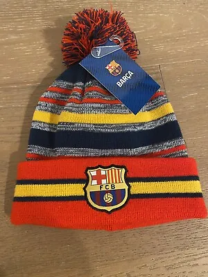 FC Barcelona Barca Knitted Soccer Beanie Unisex • $12.95