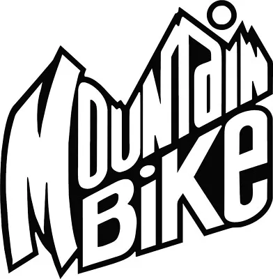 Mountain Bike Decal Sticker For DH Downhill Enduro Xc Truck Mtb. USA Seller! • $6