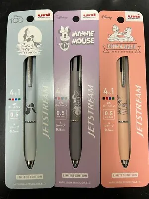 Mitsubishi Pencil X Disney 4 Color Combination Pen 3 Types Set JETSTREAM 2023 • $83.70