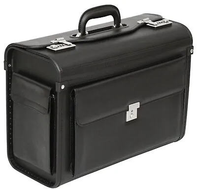 New Executive Flight Pilot Case Business Laptop Travel Briefcase • £59.70