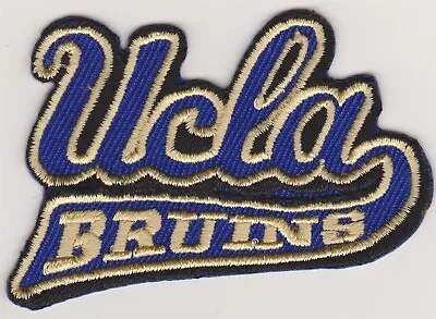 UCLA Bruins Dark Blue 3  X 2  Embroidered Iron On Patch *New* #202 • $4.49