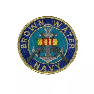 BROWN WATER NAVY W/ VIETNAM RIBBON PATCH - COLOR - Veteran Owned Business • $8.98