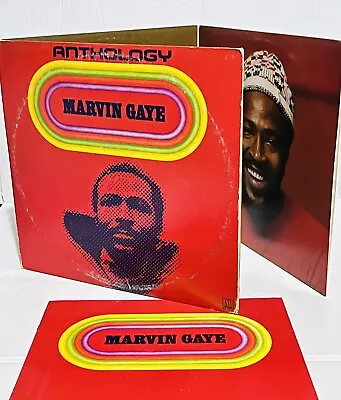 Marvin Gaye Anthology 3 LP W/ Booklet Motown 1974 M9-791A3 Vinyl Record LP Album • $28