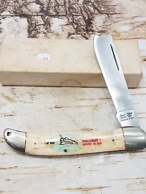 $44.99 • Buy Vintage Japan Frost Cutlery Nasa Bone One Armed Bandit Folding Hunter Knife NIB 