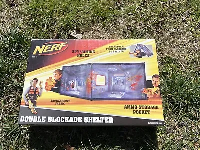 Nerf Gun Double Blockade Shelter - Extremely Rare - Excellent Condition • $15