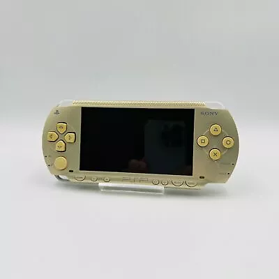 Sony PSP 1000 Gold PlayStation Portable Console Handheld System No Battery • $99.77