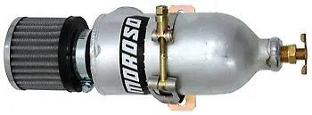 Moroso Vacuum Breather Tank 85470; Catch Can 3.125 X 11.5  Aluminum 1qt 1-Inlet • $132.99