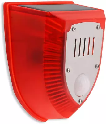 Solar Security Alarm Lights 129dB Gunshot Sounds & Dog Barking Sound & Light • $22.75