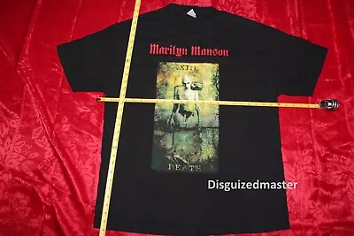 Marilyn Manson Death Tarot Shirt XL Unworn AAA Tag Original Vintage 2000 • $249.95