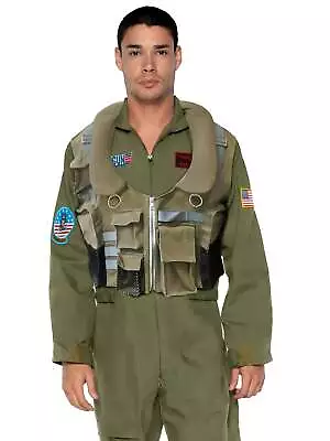 Brand New Men's Top Gun Maverick Flight Vest Leg Avenue TG86934 • $74.99