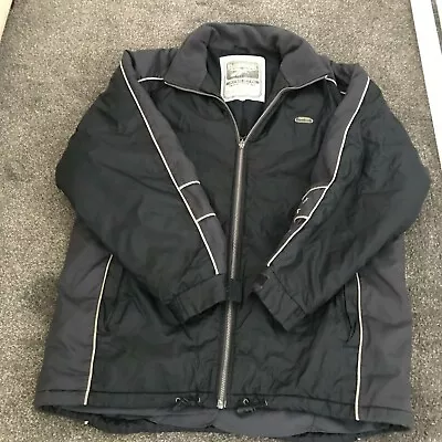 Reebok Vintage Managers Coat Blue Grey Jacket Used Size Xl • £16.94