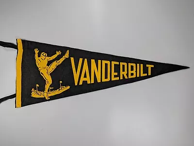 Vintage Vanderbilt University Pennant Commodores Football Collegiate NCAA • $49.99