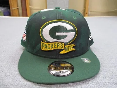 Green Bay Packers Hat Cap Green Snapback On Field New Era Adjustable Football • $12.49