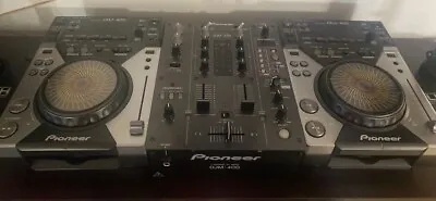 Pioneer CDJ-400 Single CD Player X 2 DJM-400 DJ Player Mixer CDJ400 DJM400 Used • $620