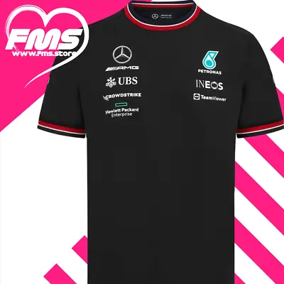 £36.40 • Buy 2022 Mercedes AMG Petronas F1 Team Official Team Driver T-Shirt Black