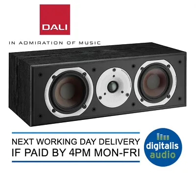 Centre Speaker Dali Spektor Vokal In Black Center Channel Home Theatre Cinema • £129