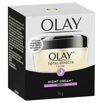 $20.99 • Buy Olay Total Effects 7 In One Night Face Cream Moisturiser 50g