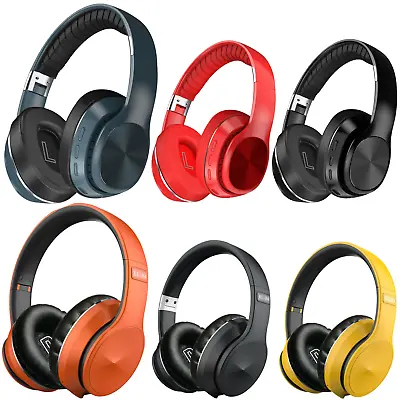 £15.99 • Buy Wireless Bluetooth Headphones Over-Ear Noise Cancelling All Devices UK