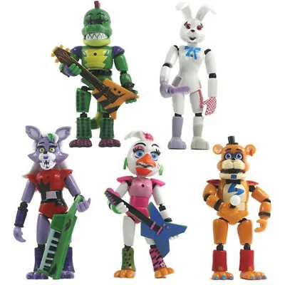 $37.99 • Buy 5Pcs FNAF Five Nights At Freddy's Security Breach Action Figure Toy Kids Gift