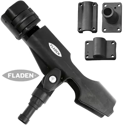 Fladen Fishing Boat Rod Holder Multi Swivel Rod Mount Kayak Boat Sea Fishing • £9.95